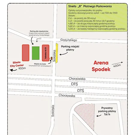 Lejlighed Kairos - Solar - Klimatyzacja, Scisle Centrum, Spodek *
